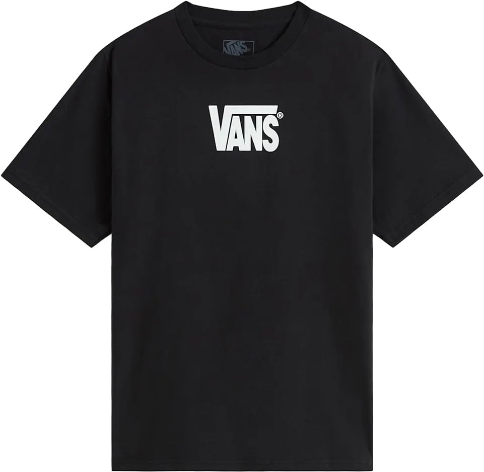 Stretch Logo SS Tee Black + Vans