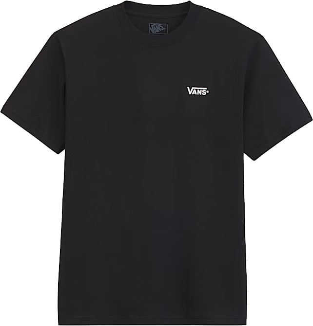 New Left Chest SS Tee Black/White + Vans