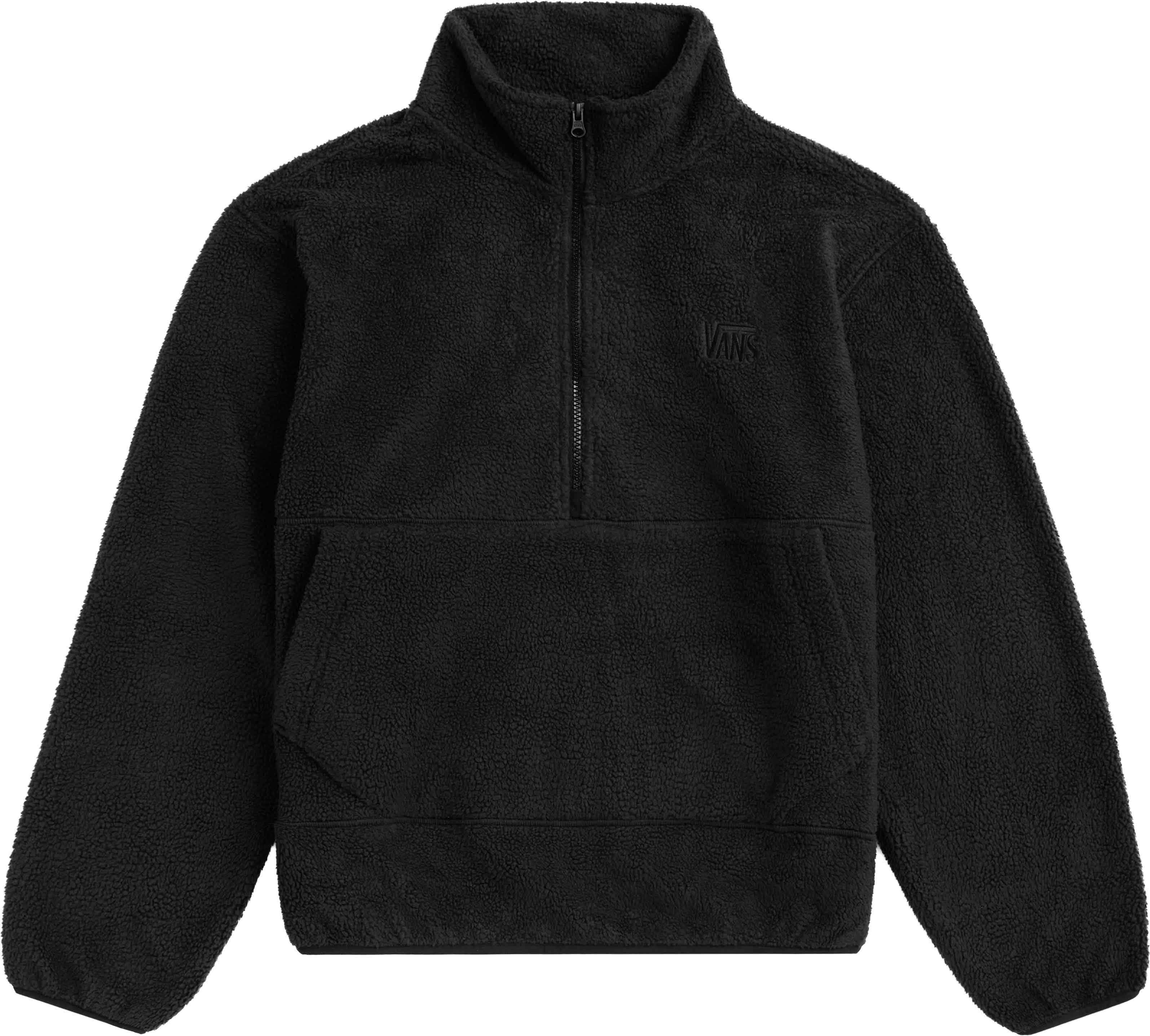 Shepard Half-Zip Polar Fleece Black + Vans