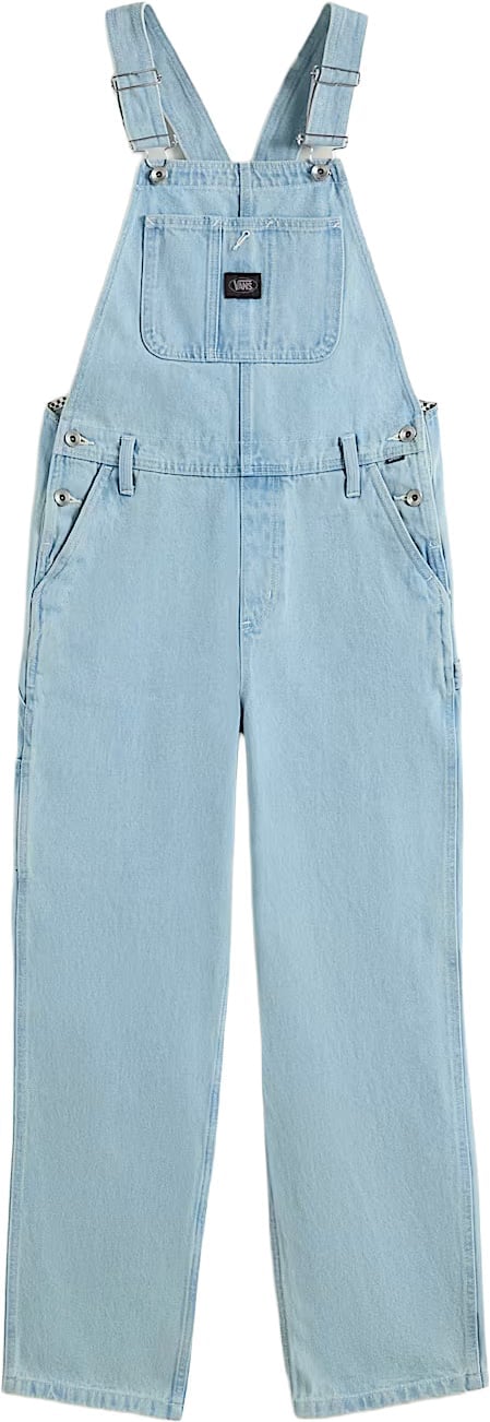 Chore Denim Overall Light Stonewash + Vans