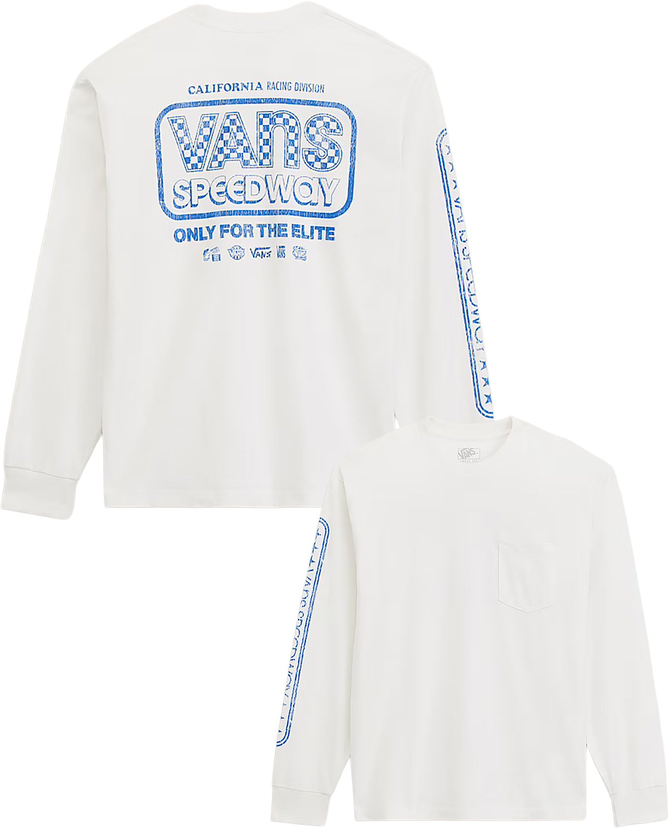 Vans Speedway LS Tee Marshmallow + Vans