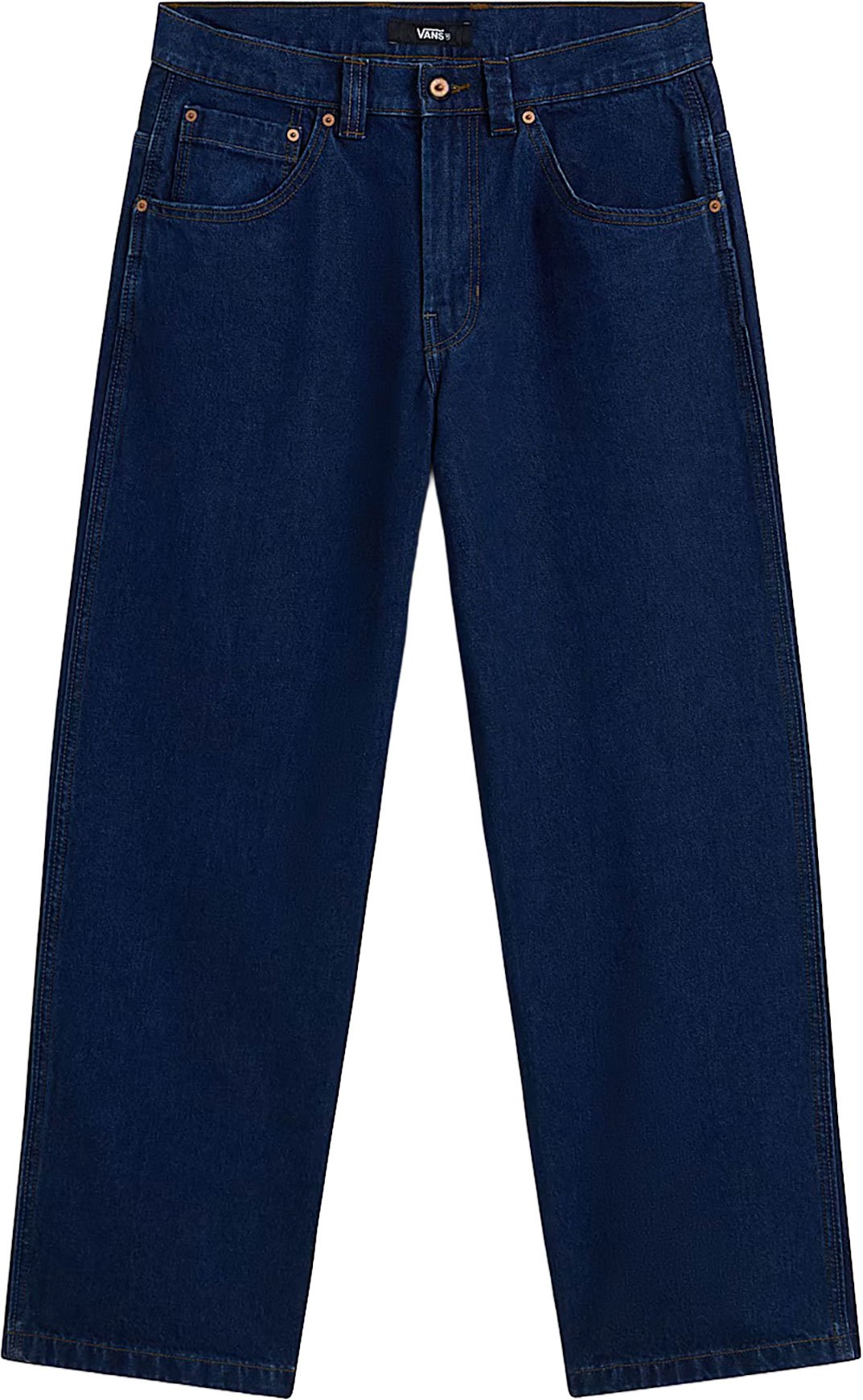 Drill Chore Baggy Carpenter Pant Dark Rinse + Vans