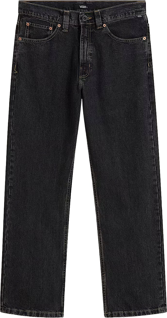 Check-5 Straight Denim Pant Washed Black + Vans