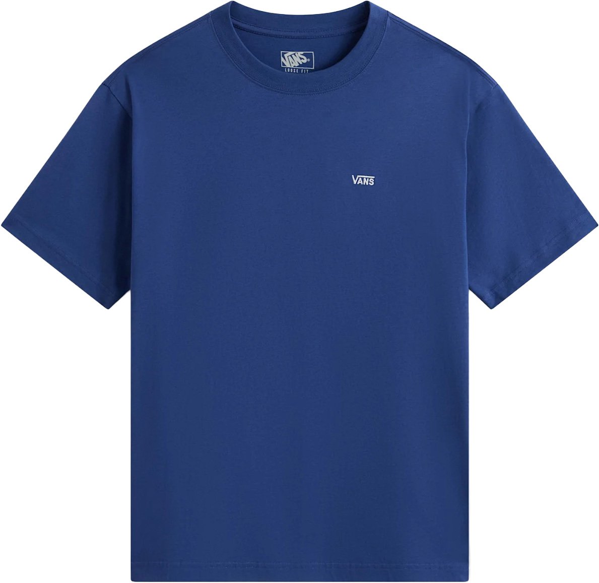 Left Chest II Loose SS Tee True Navy + Vans