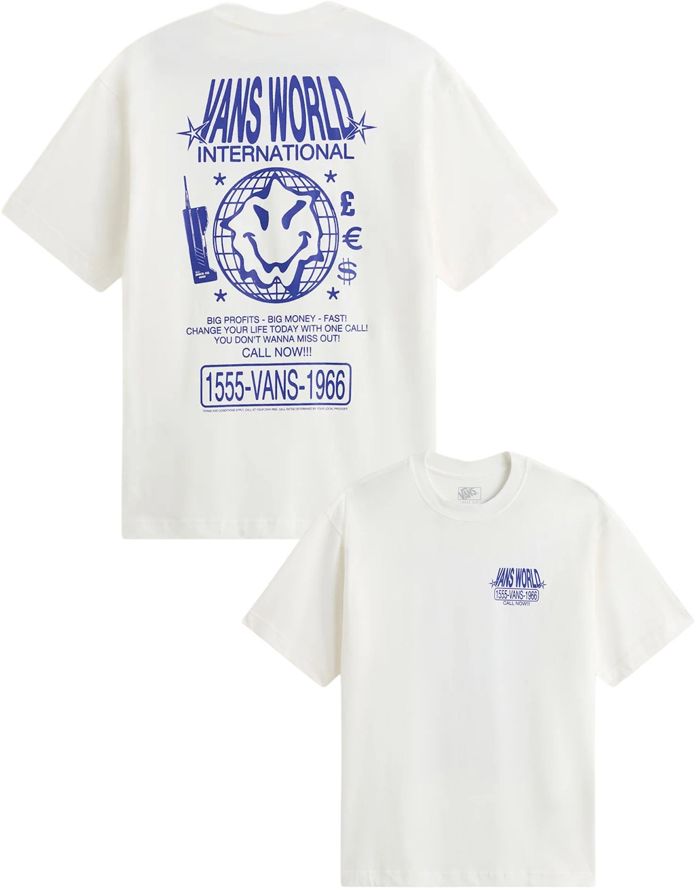 Vans World Intl SS Tee White + Vans