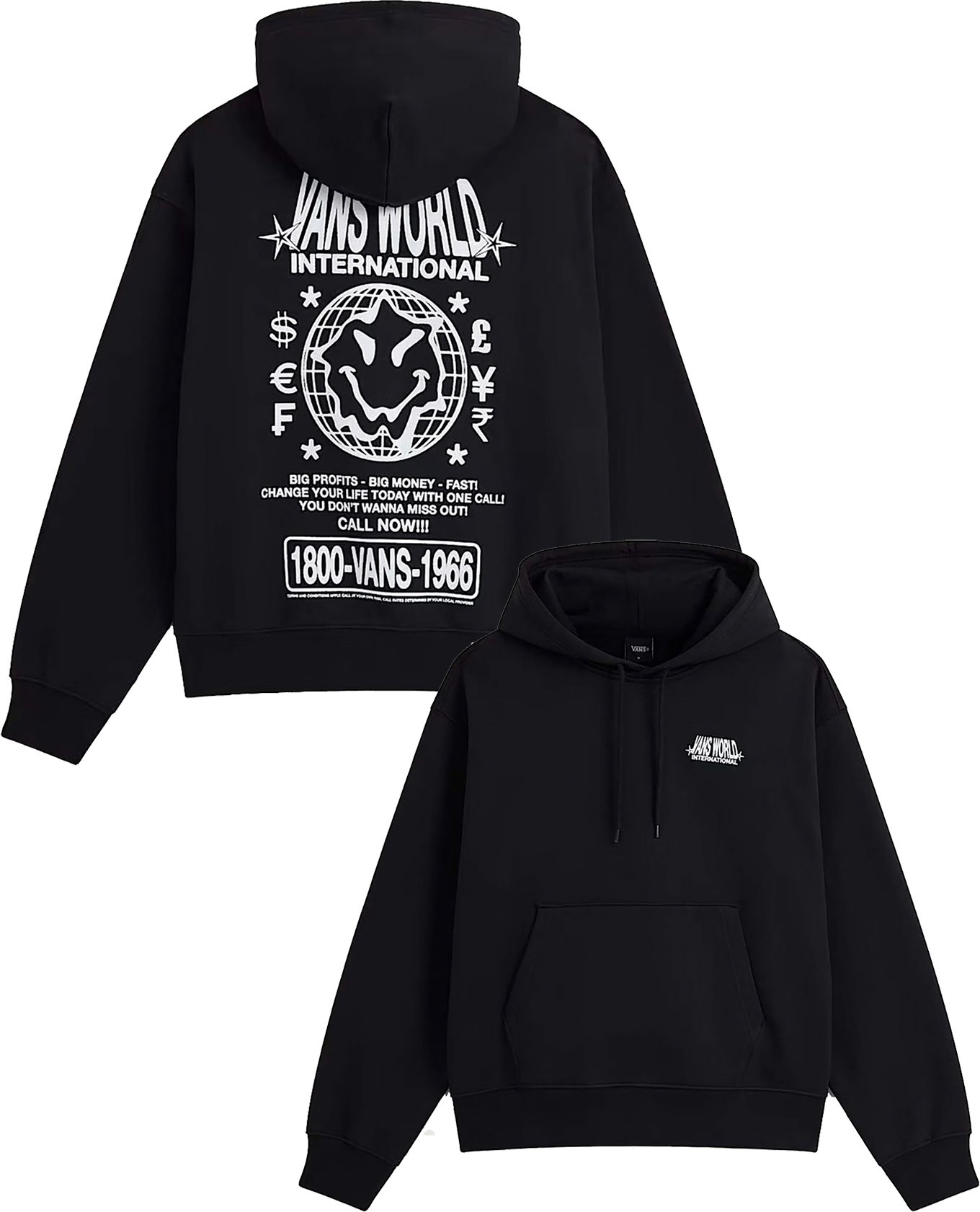 Left Chest Pullover Black + Vans