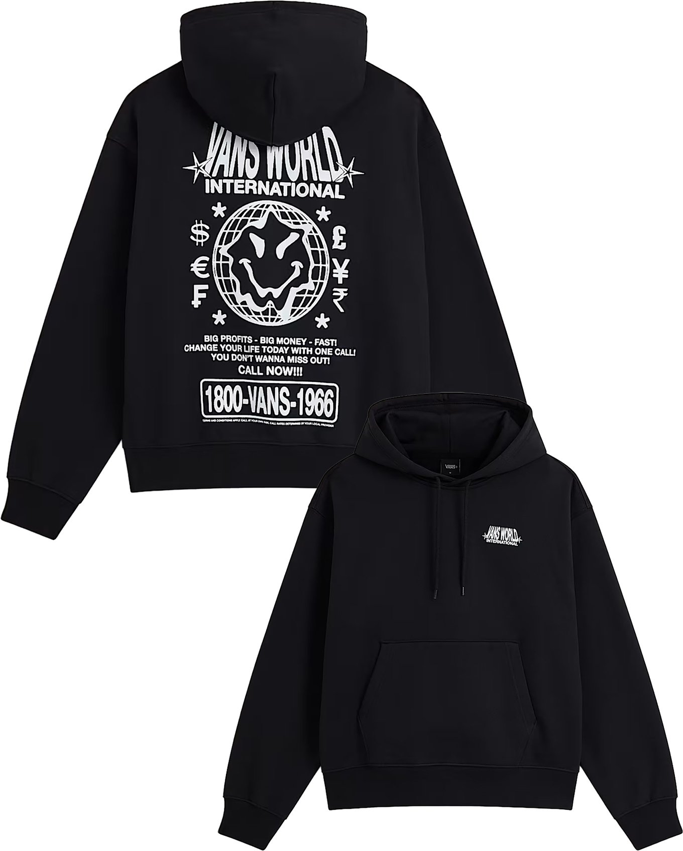 Vans World Intl Pullover Black + Vans