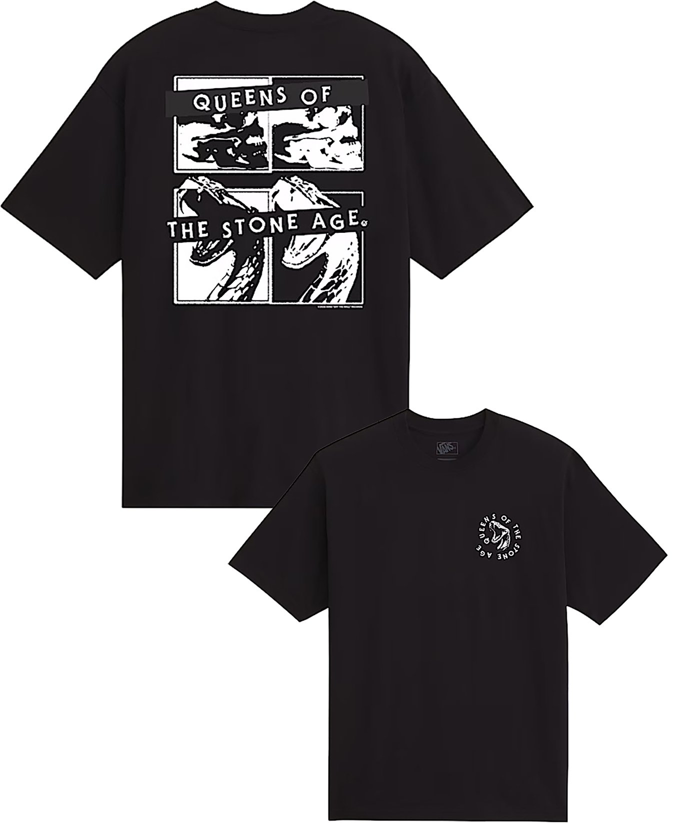 Queens of the Stone Age Ouroboros SS Tee Black + Vans