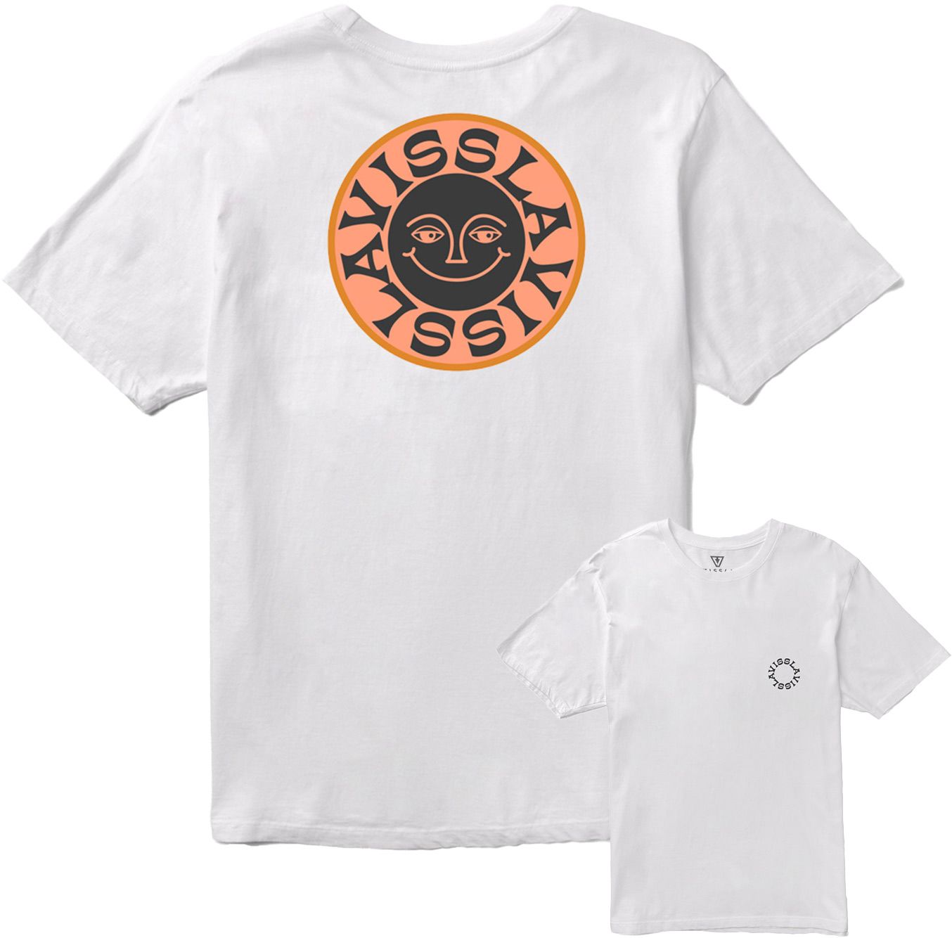Solar Smiles Organic Tee White + Vissla