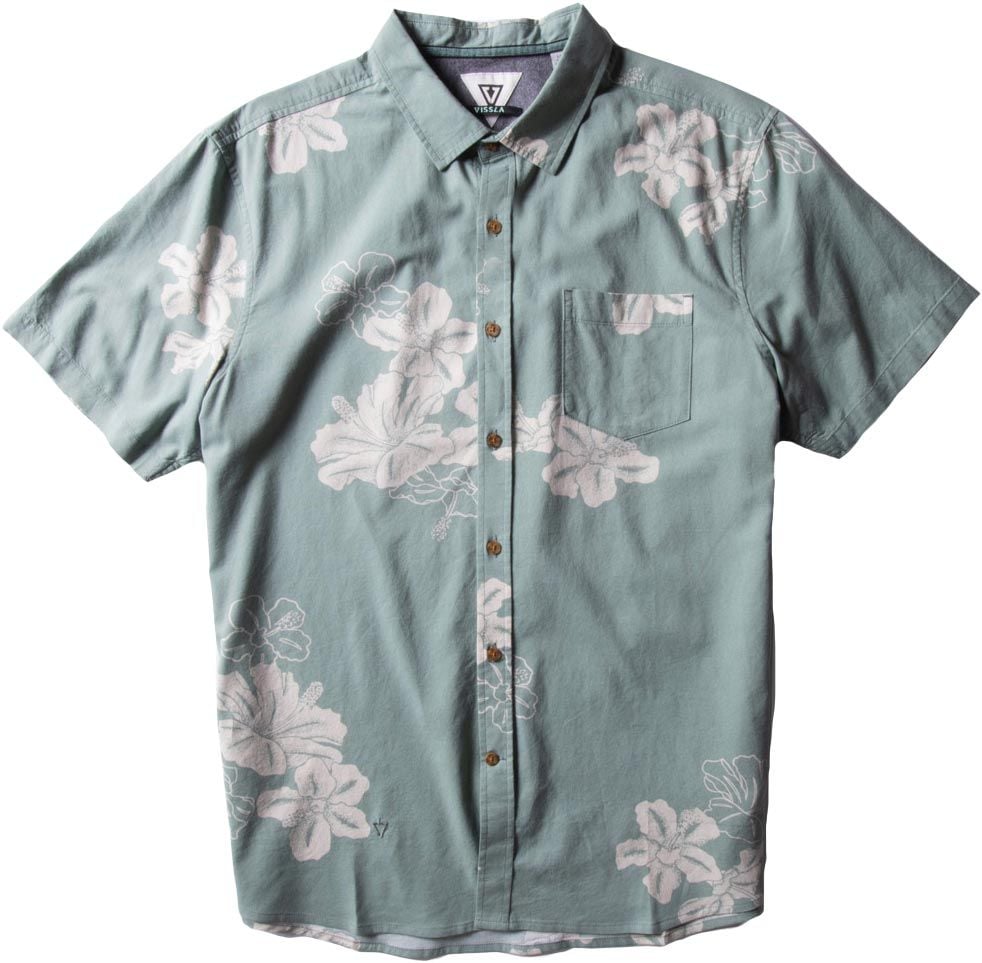 Byebiscus Eco SS Shirt Light Sage + Vissla