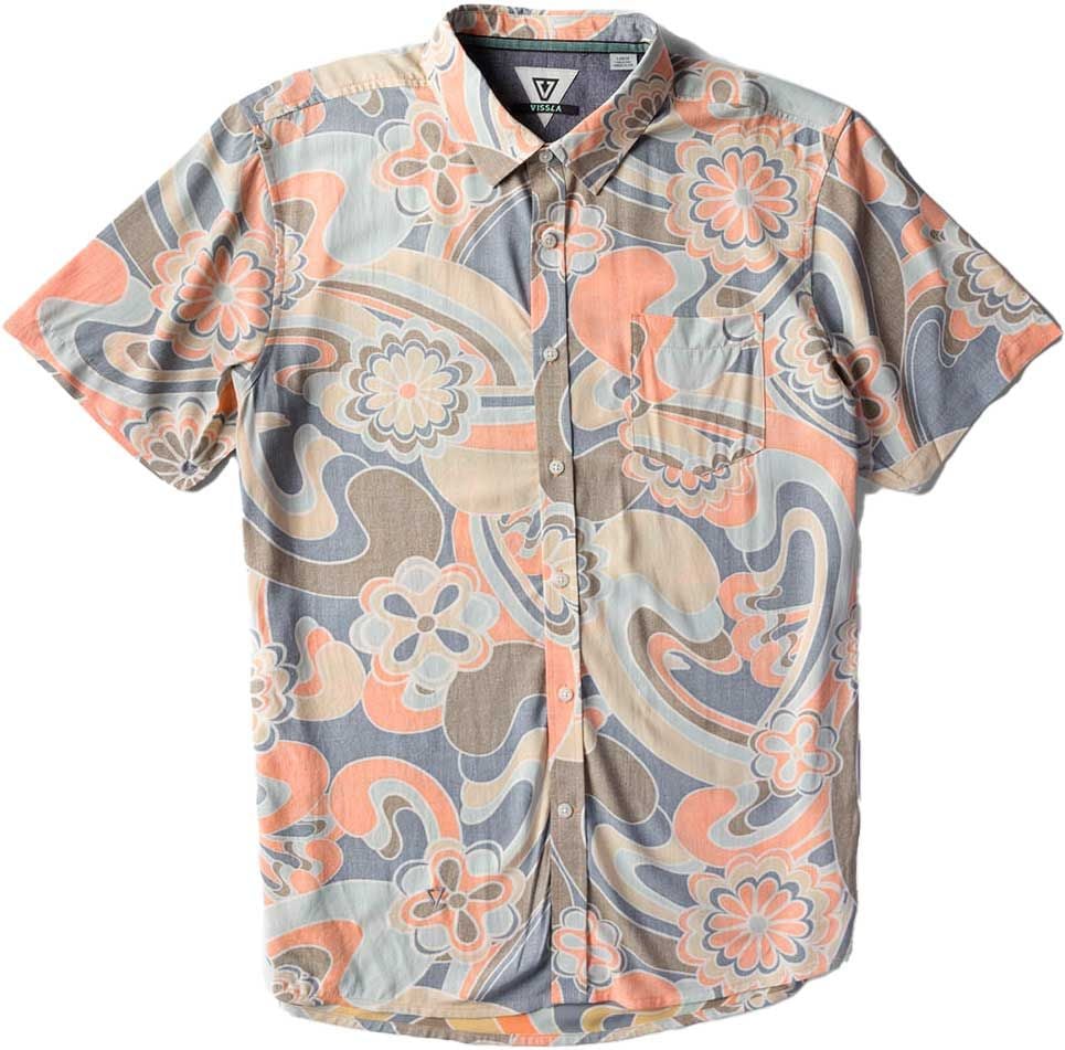 Groove Move SS Shirt Coral Fade + Vissla