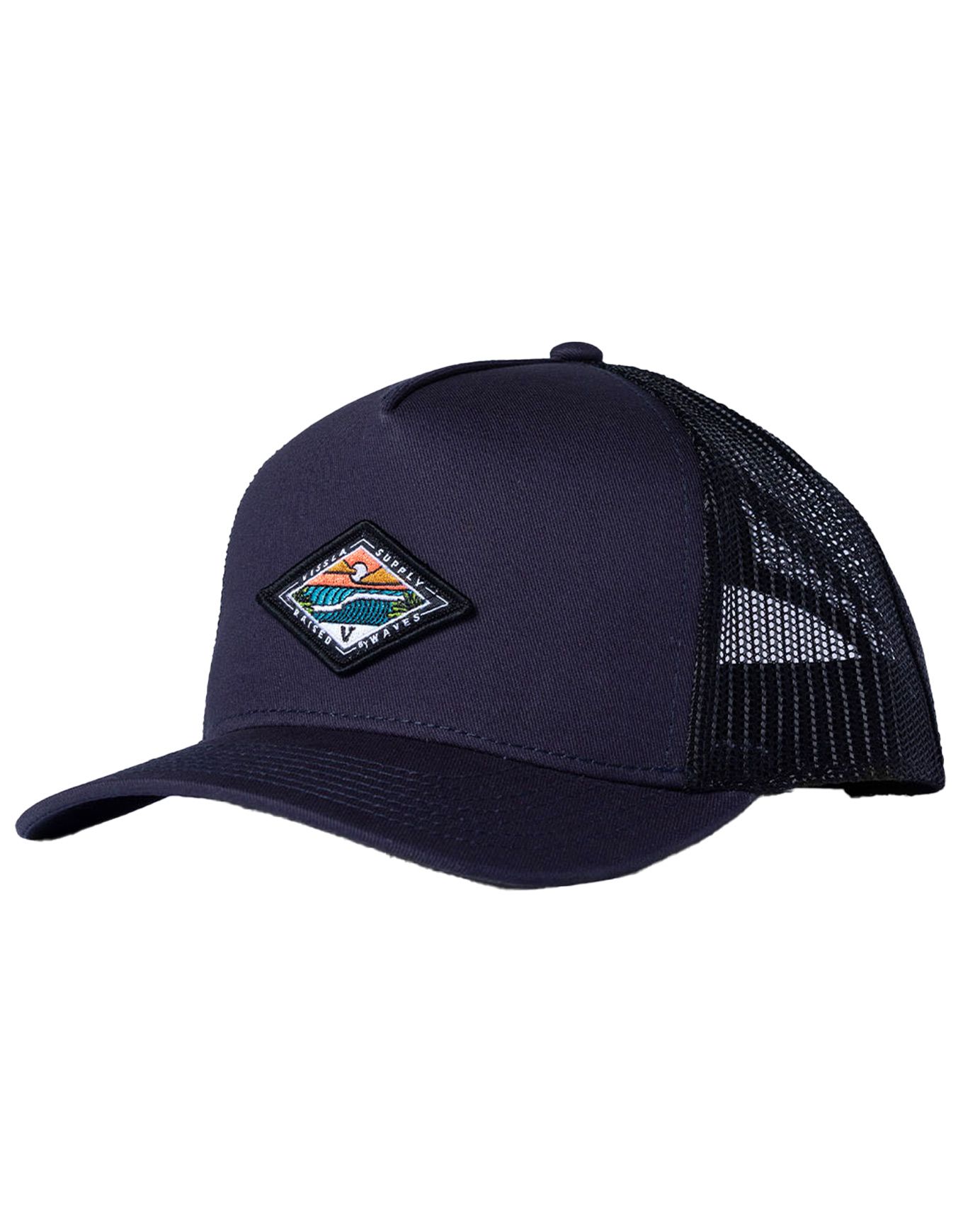 Solid Sets Trucker Hat Dark Denim + Vissla