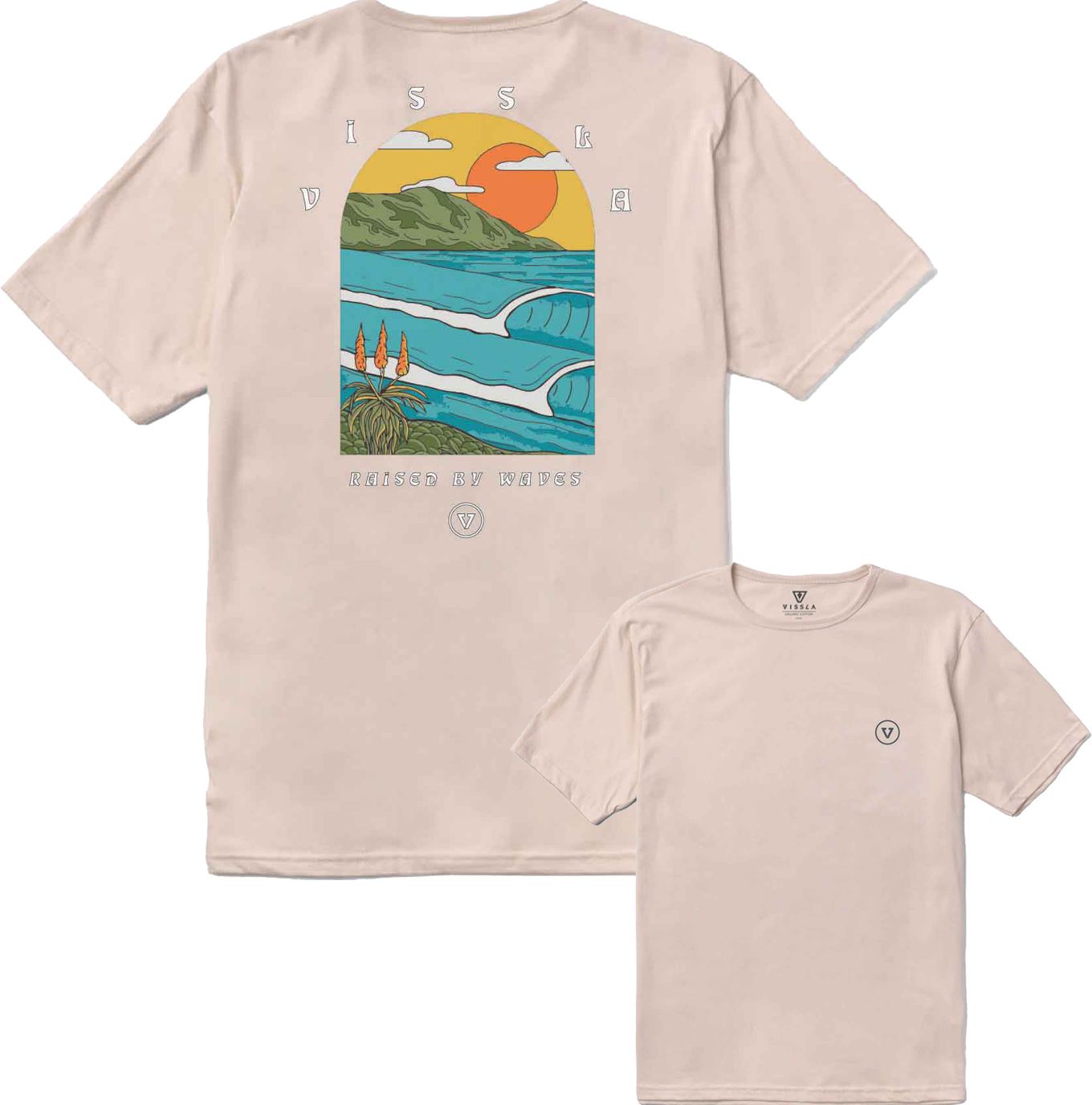 Coastliner Organic Tee Bone + Vissla