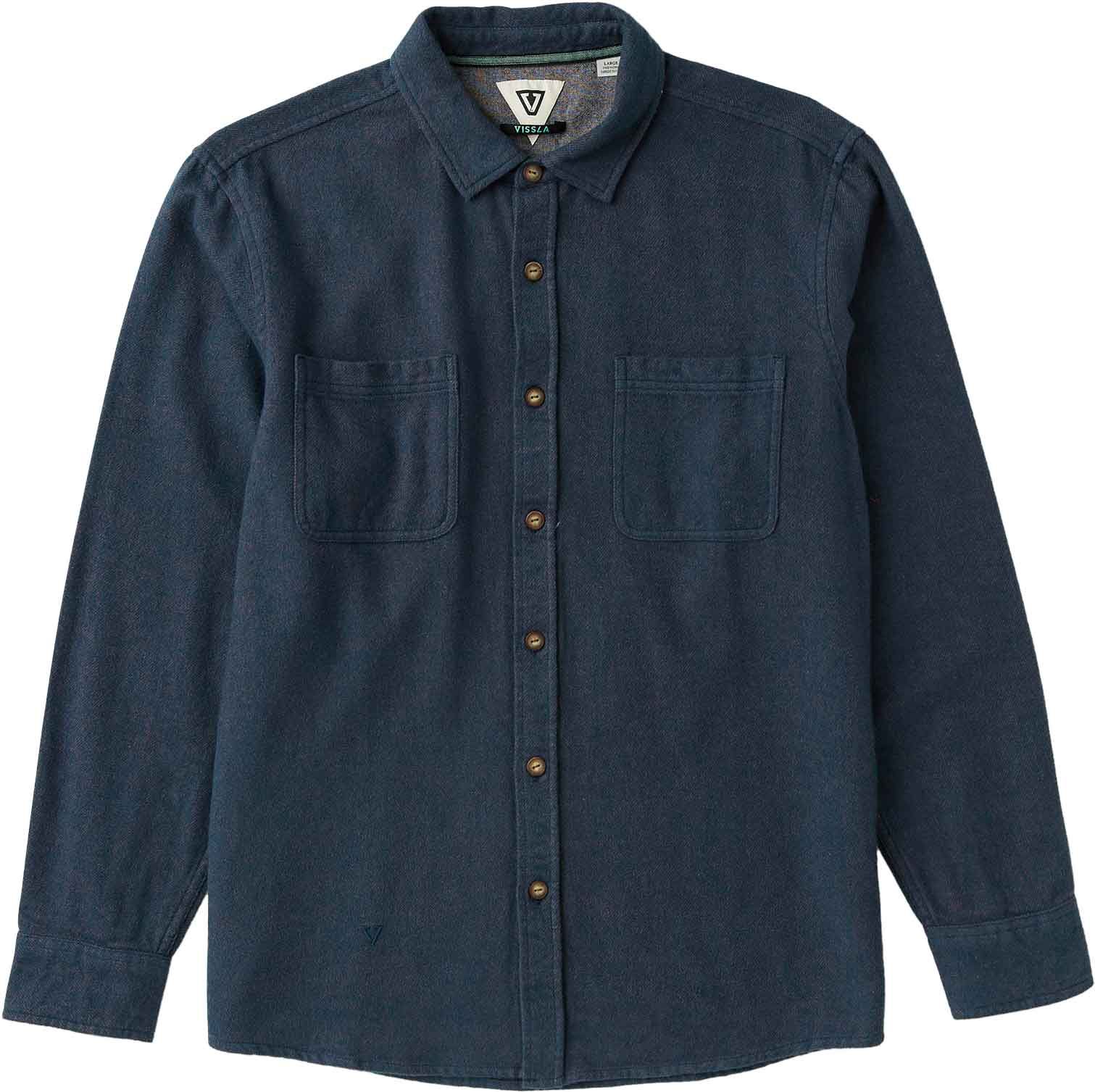 Shaper Eco LS Flannel Midnight + Vissla