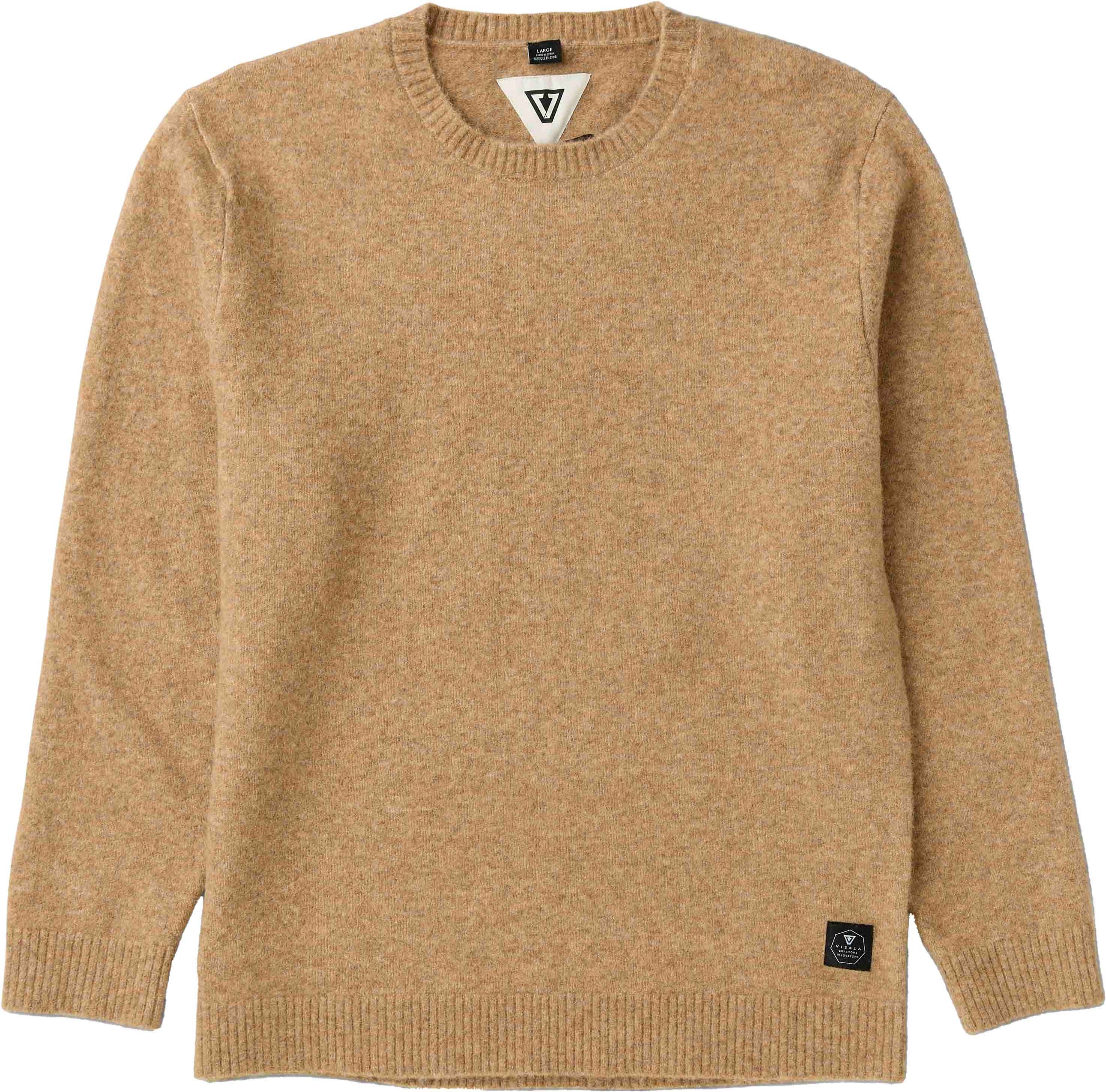Presley Crew Neck Sweater Dark Sand + Vissla