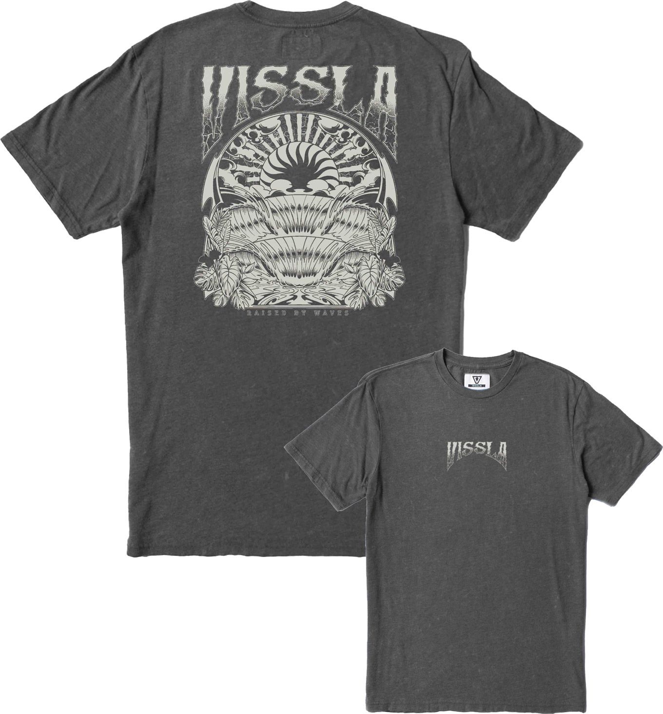 Paddle Out Cosmic Wash SS Tee Phantom + Vissla
