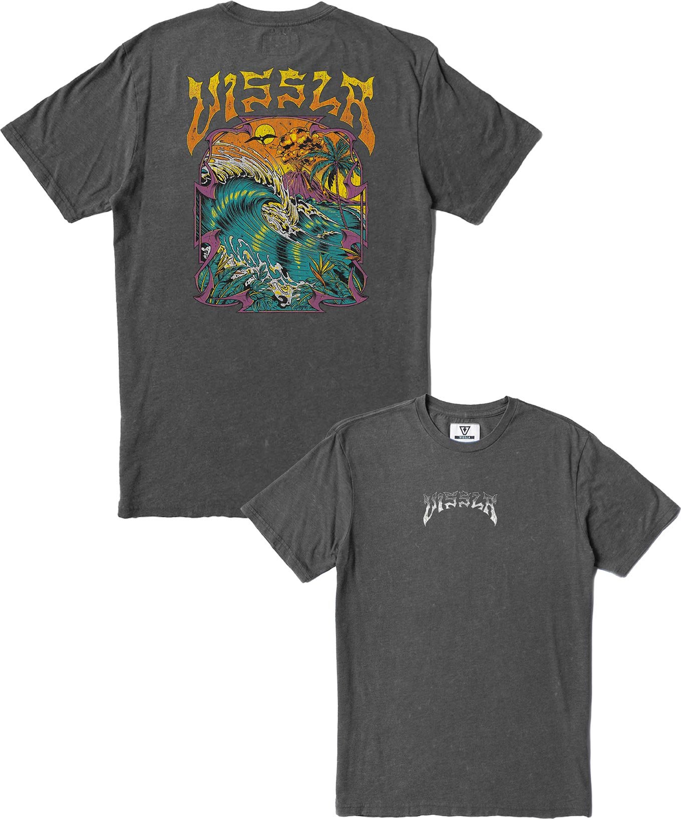 Volcano Coast Cosmic Wash SS Tee M Phantom + Vissla