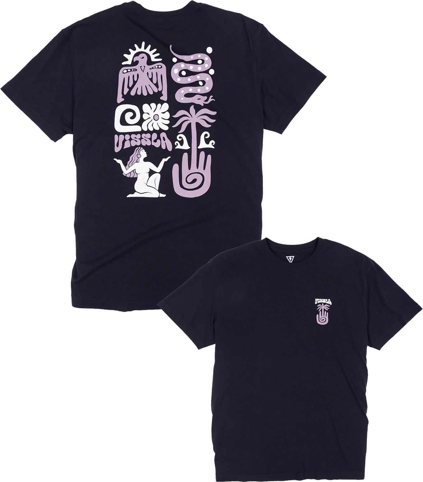 Aquemini SS Tee M Phantom + Vissla
