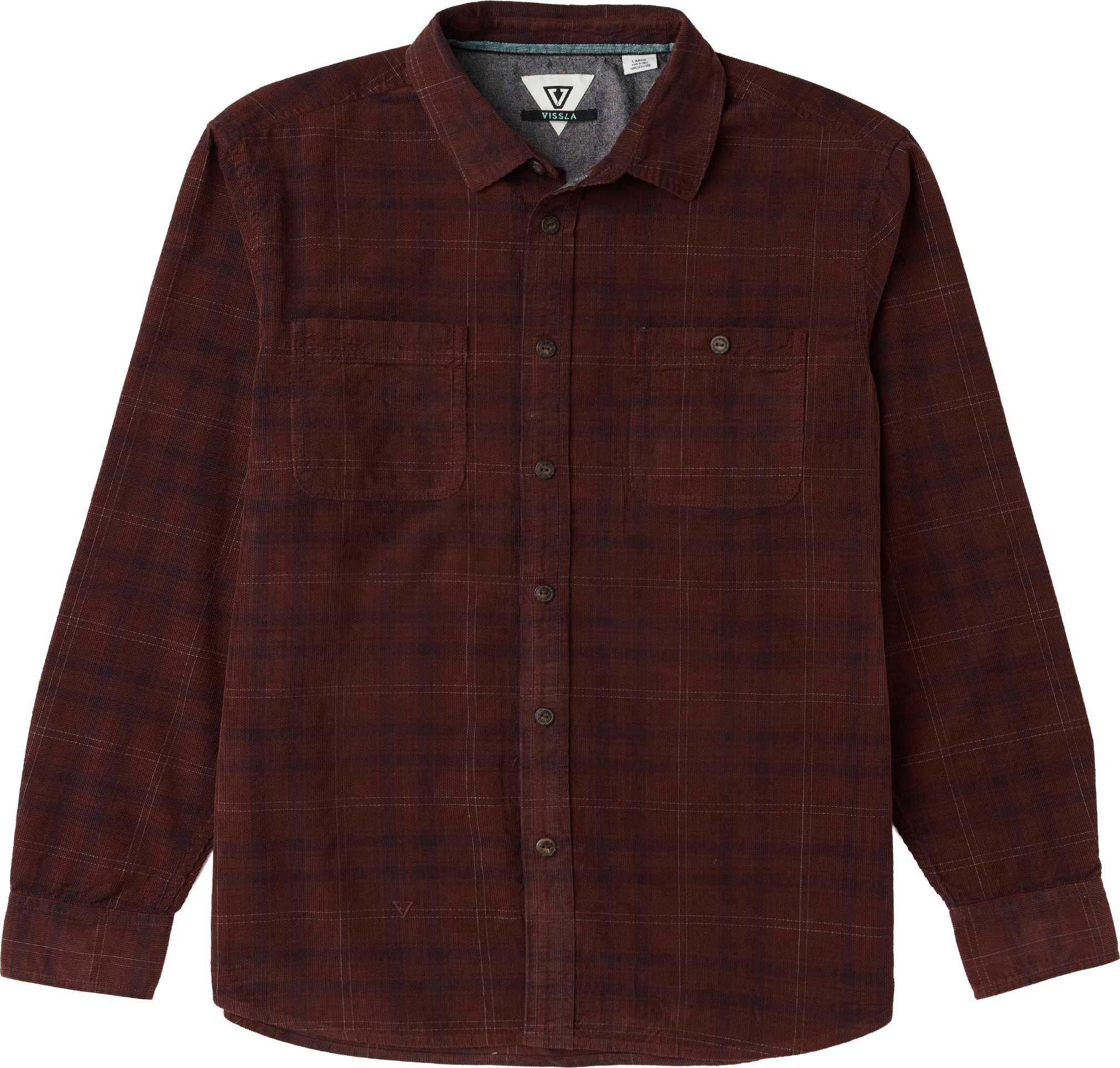 Rails Cord Eco LS Shirt Brick + Vissla