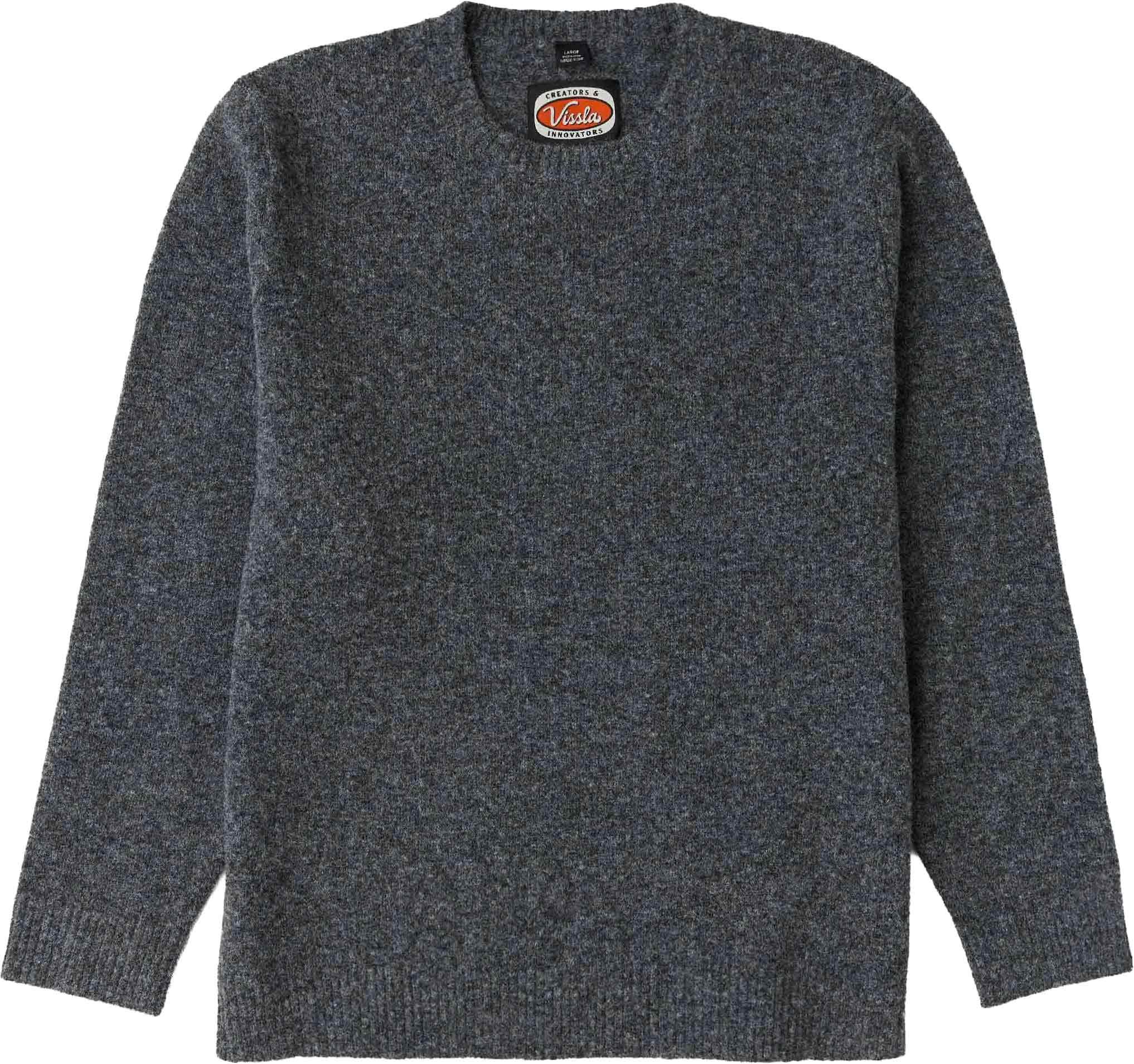 Presley Crew Neck Eco Sweat M Black Heather + Vissla