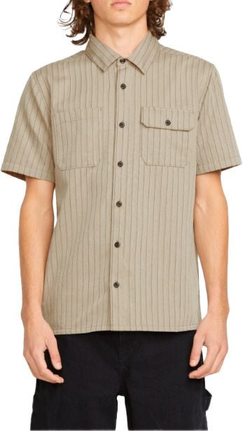 Trade Stone SS Shirt Light Khaki + Volcom