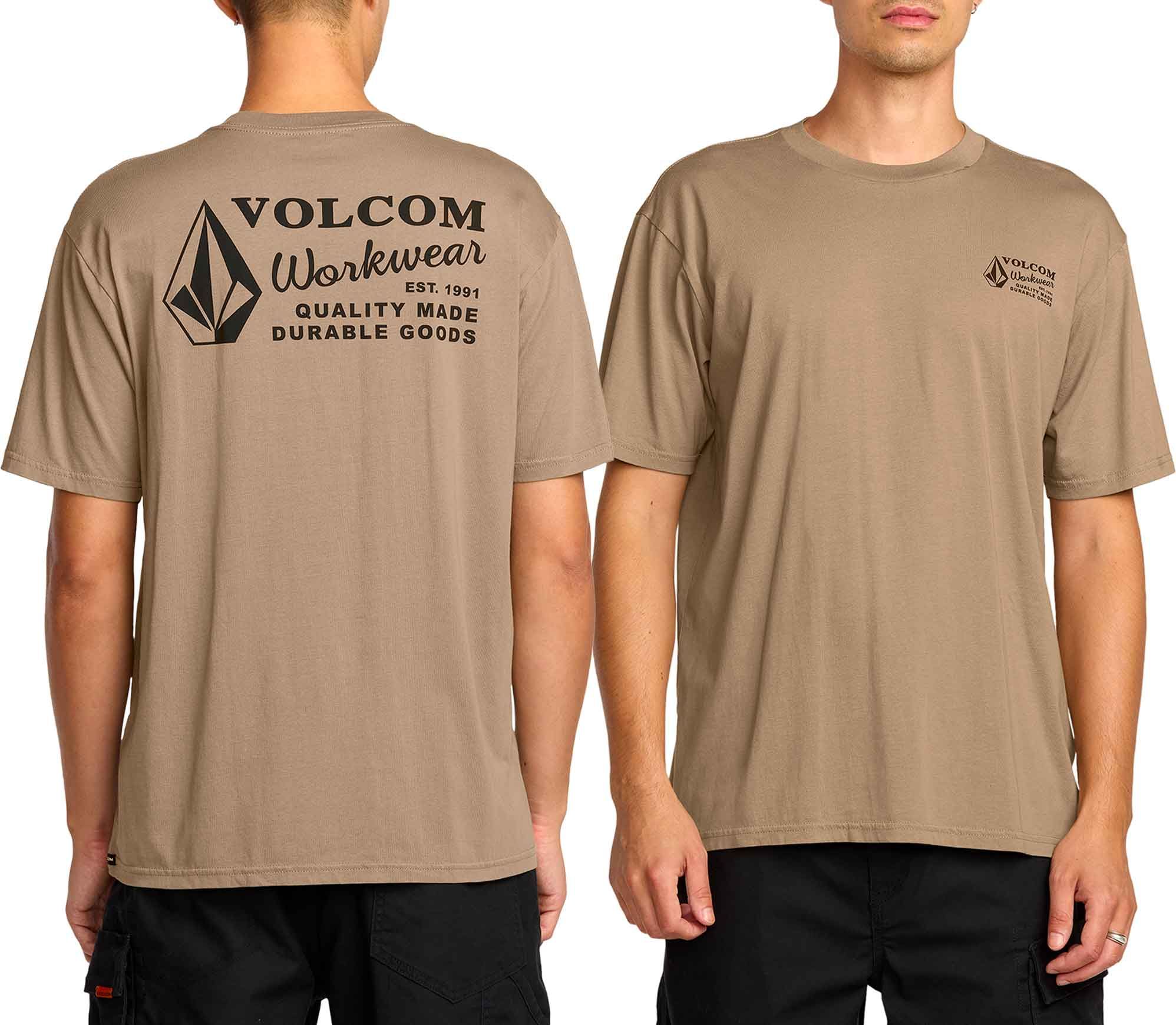 Workwear SS Tee Brindle + Volcom