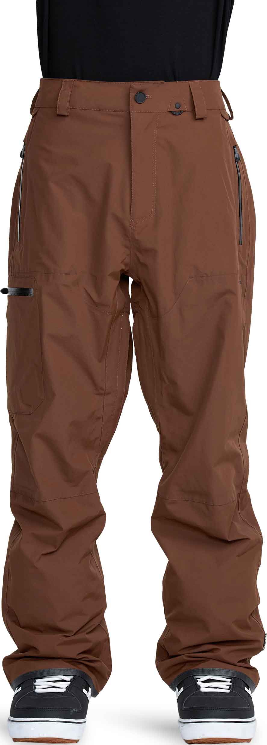 Volcom L Gore-Tex Pant Brown Ski trousers : Snowleader