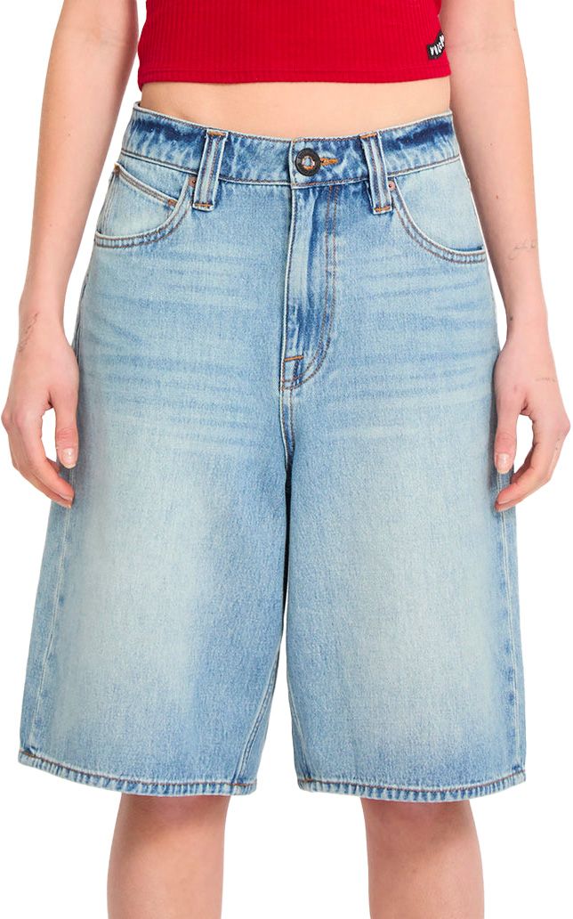 Beeggy Denim Short Dusty Blue Wash + Volcom