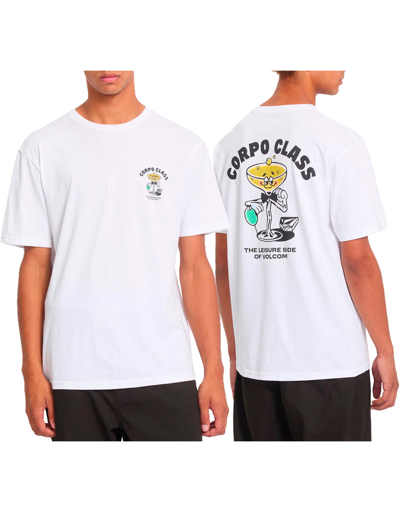 Corpo Class Basic SS Tee White + Volcom
