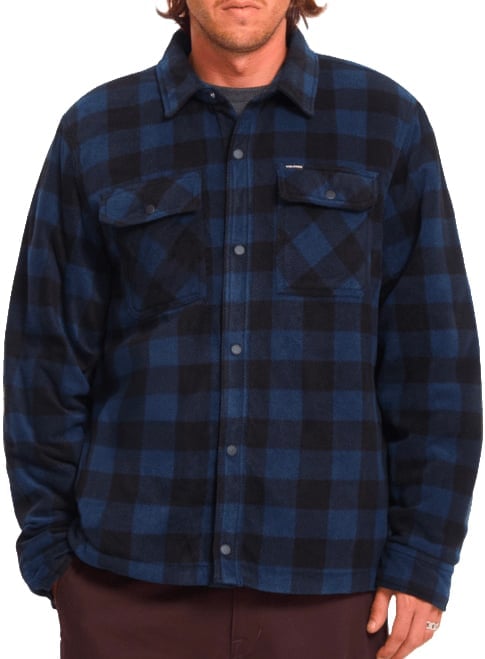 Bowered II Fleece Shirt Marine + Volcom