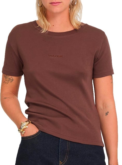 Volcom Stone Tight Tee W Tobacco Brown + Volcom