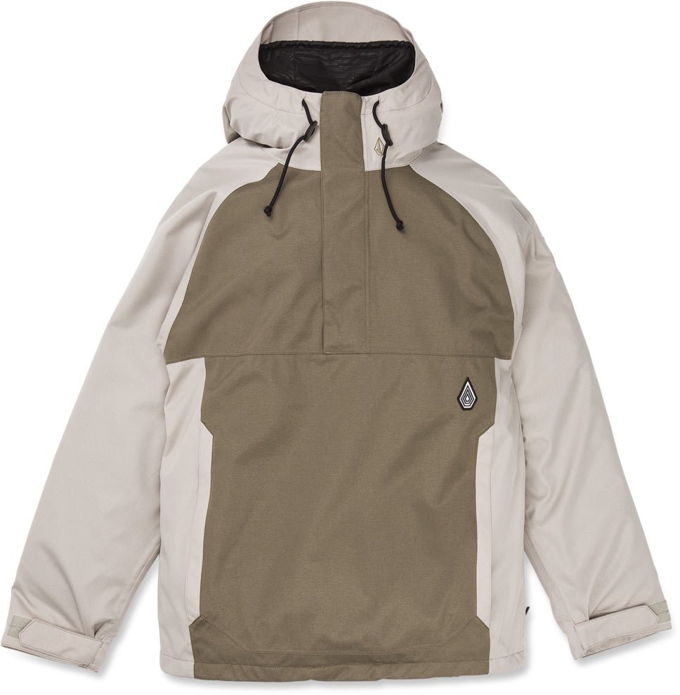 Hossegor 20K Pullover Jacket Khaki + Volcom