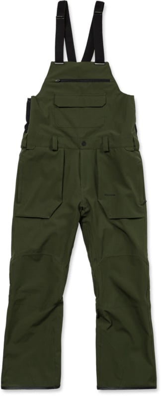 Roan Bib Overall Dark Green + Volcom