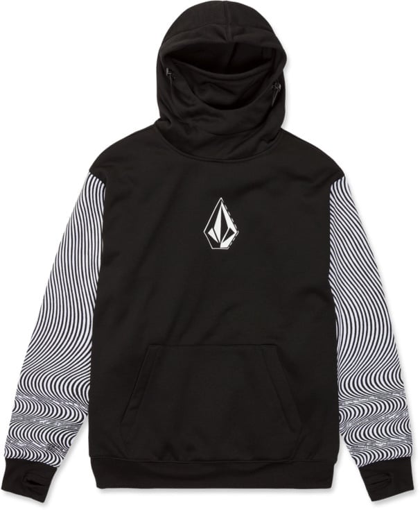 Hydro Riding Hoodie Black/White + Volcom
