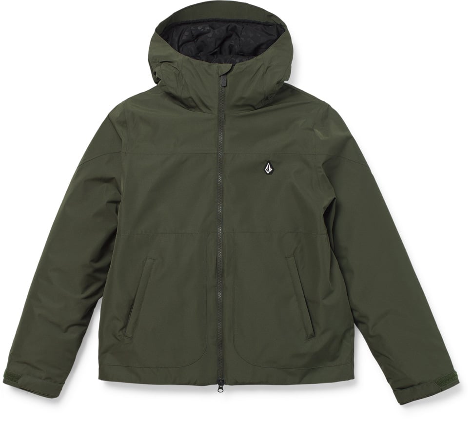 Steele Insulated Jacket W Dark Green + Volcom