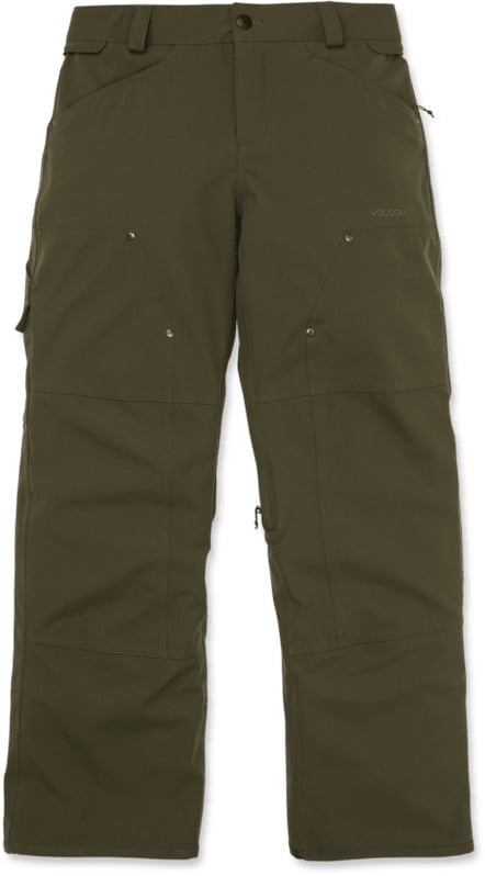Pollock Baggy Pant W Dark Green + Volcom