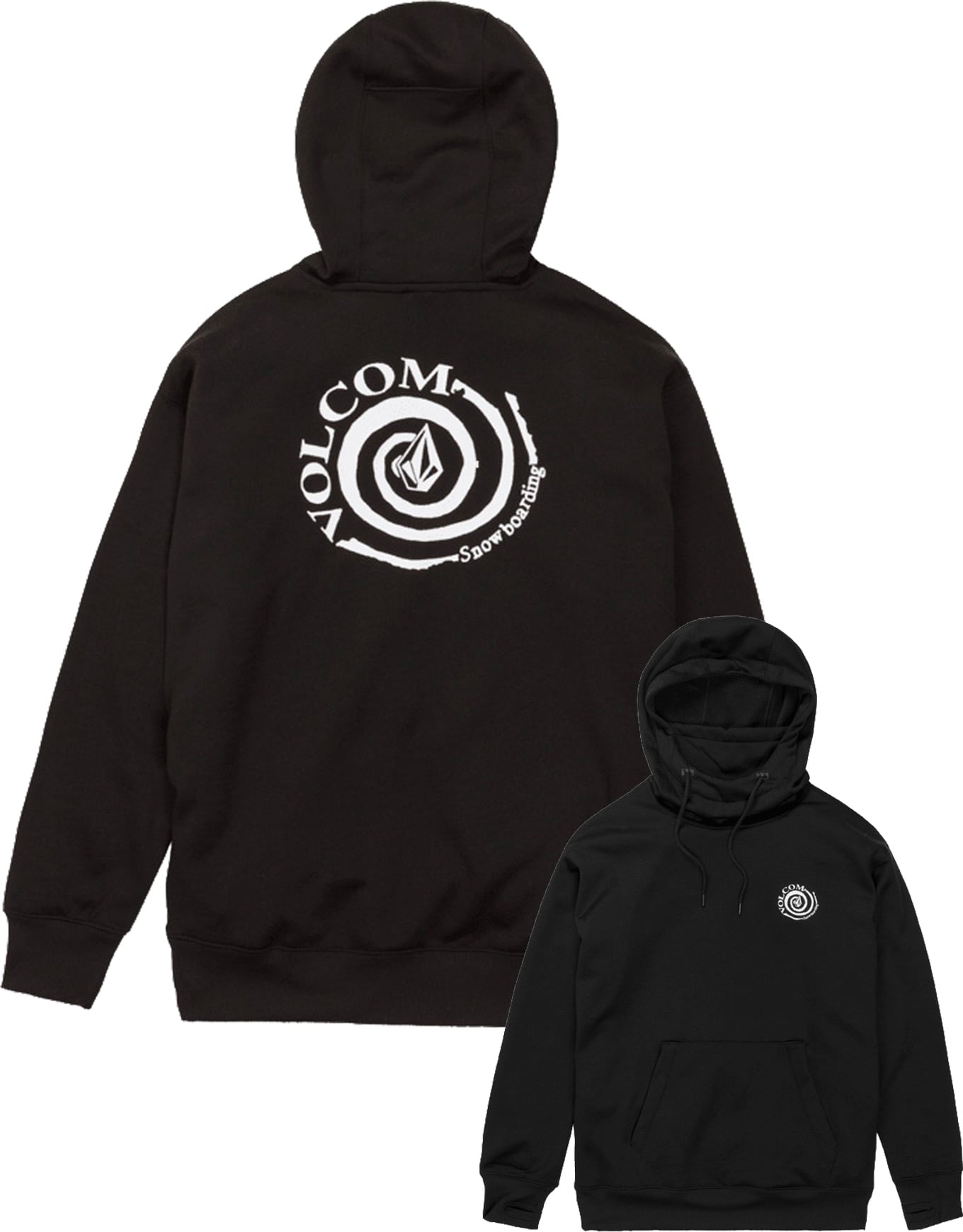 Riding Hydro P/O W Black + Volcom