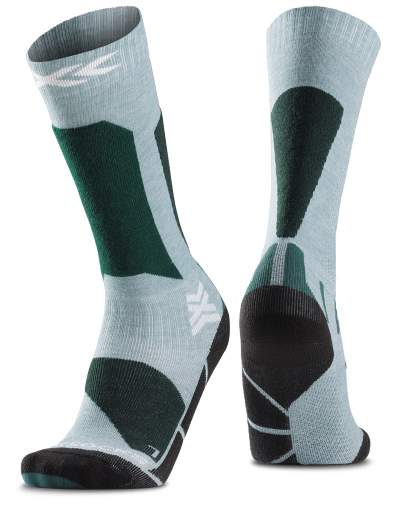 Ski Discover Jr Sage Green/English Lawn + X-Socks