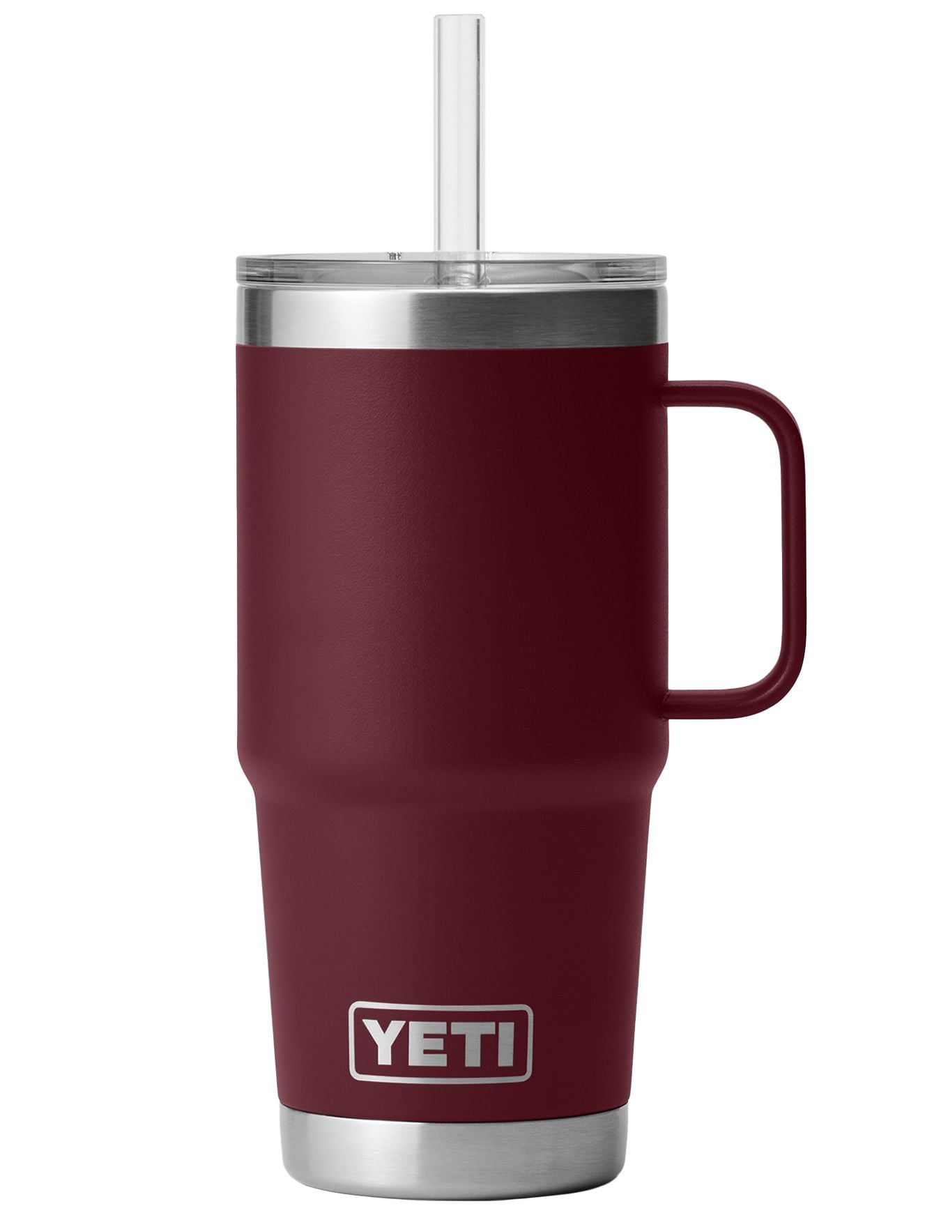 Rambler 25 Oz Straw Mug 2.0 Wild Vine Red + Yeti
