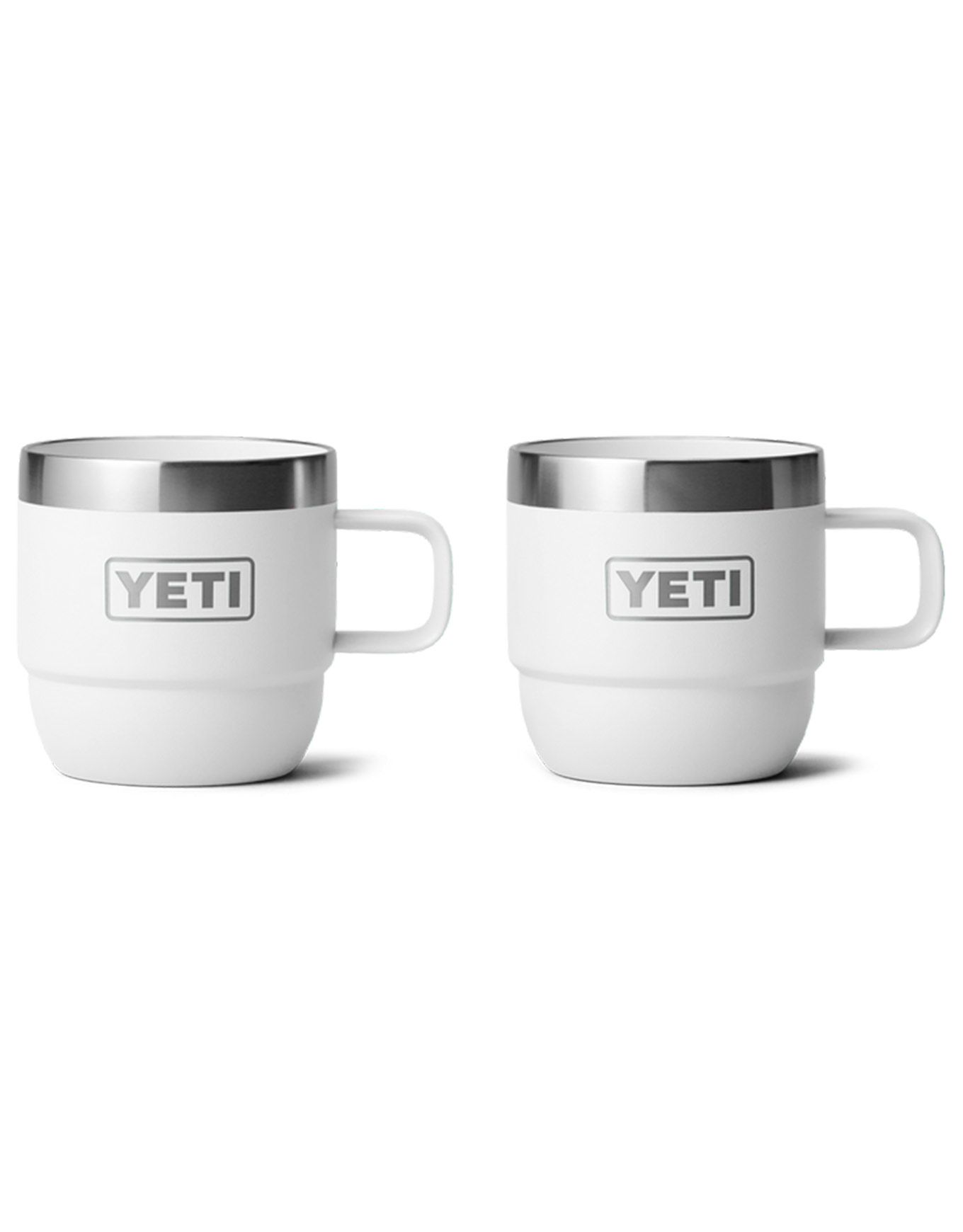 Espresso 6Oz Mug 2 Pk White + Yeti