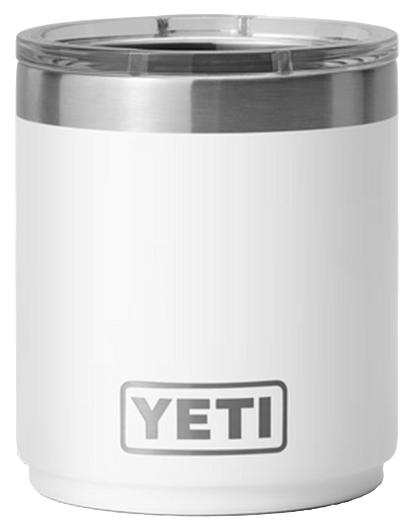 Rambler 10 Oz Lowball 2.0 White + Yeti