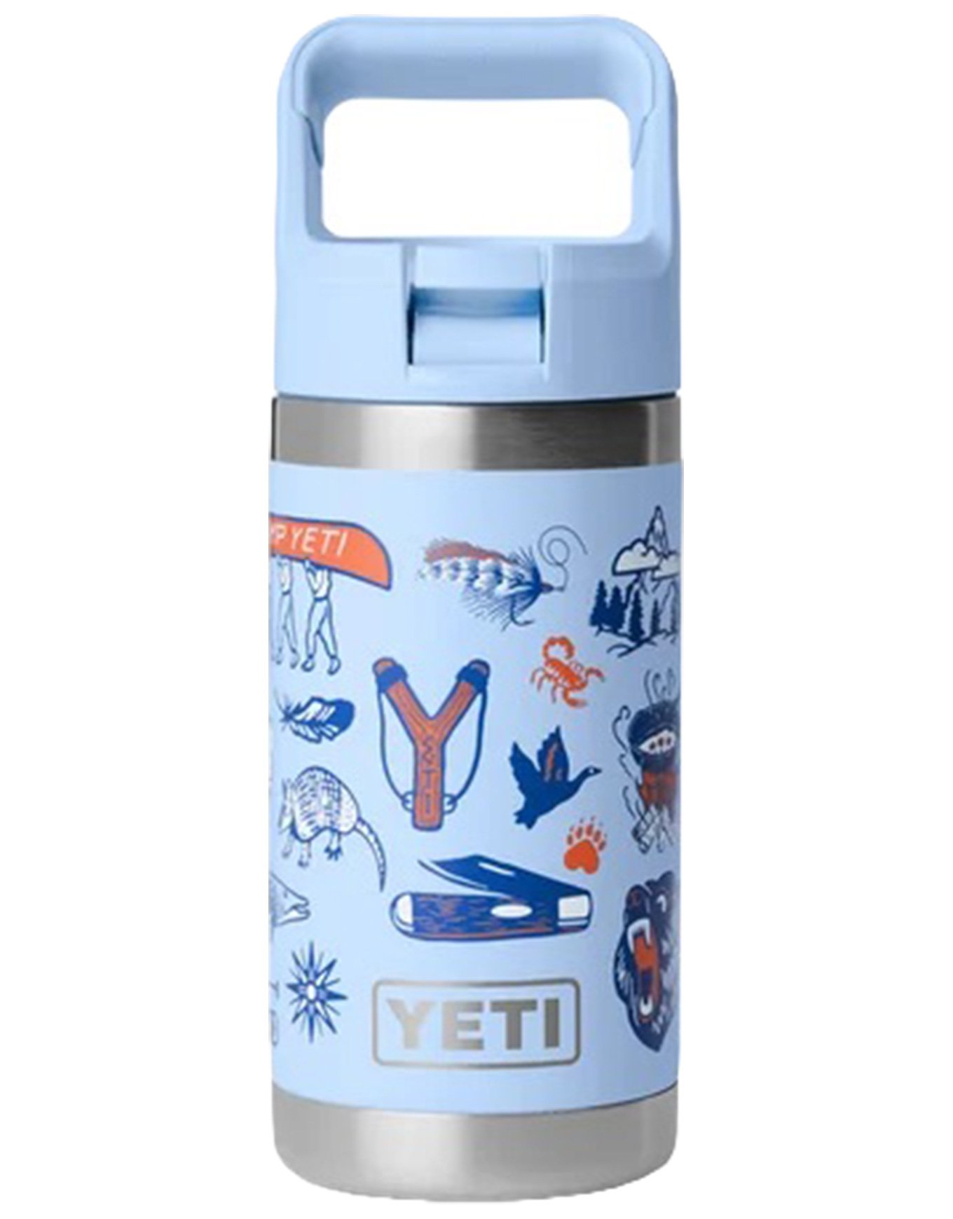 Rambler Jr 12 oz Kids Bottle Big Sky Summer Camp + Yeti