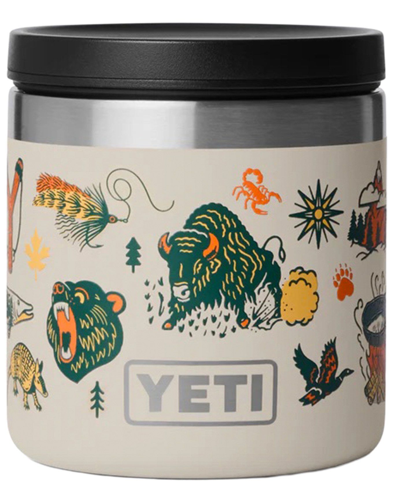 Rambler 8 oz Food Jar Cape Summer Taupe + Yeti