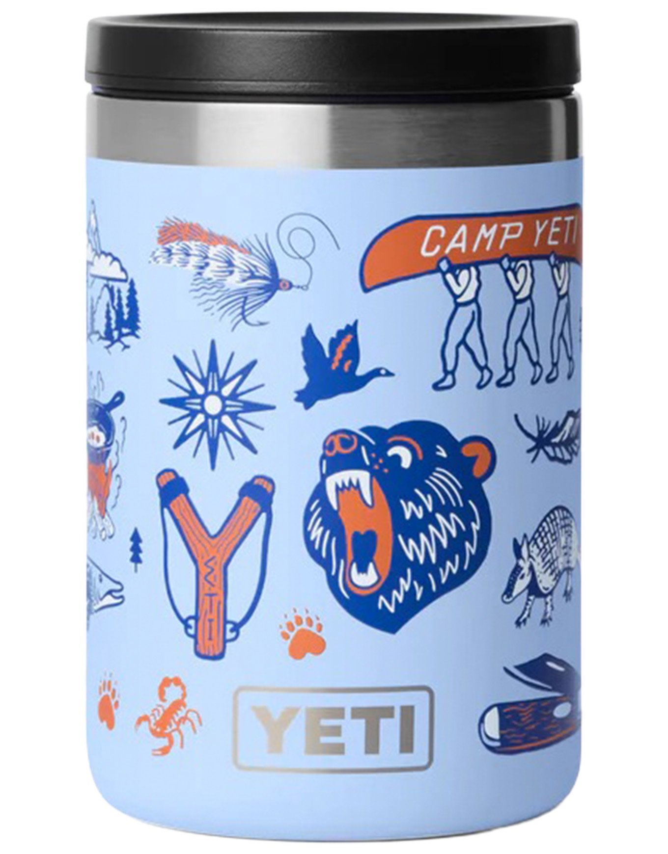 Rambler 16 oz Food Jar Big Sky Summer Camp + Yeti