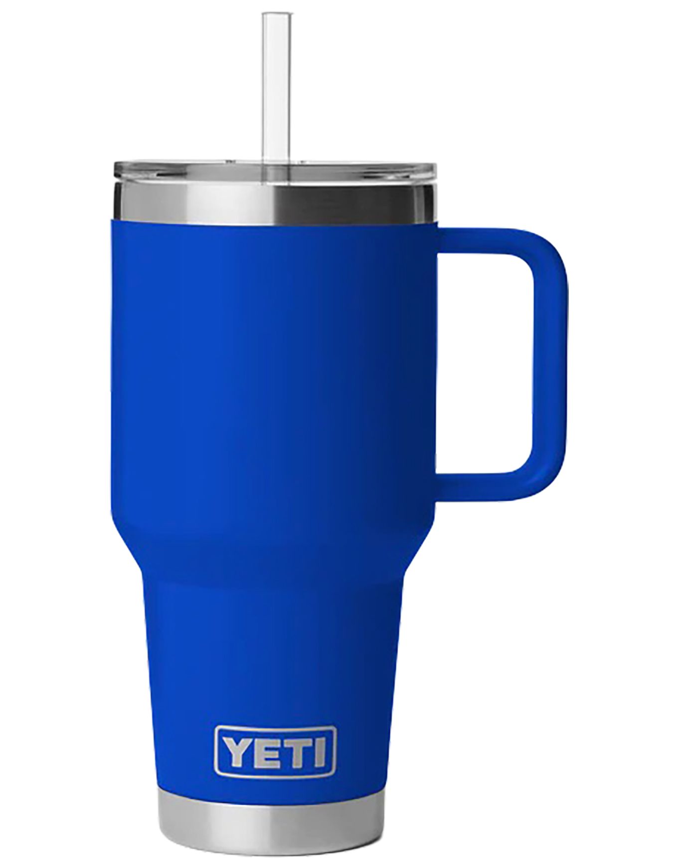 Rambler 35 Oz Straw Mug Royal Blue + Yeti