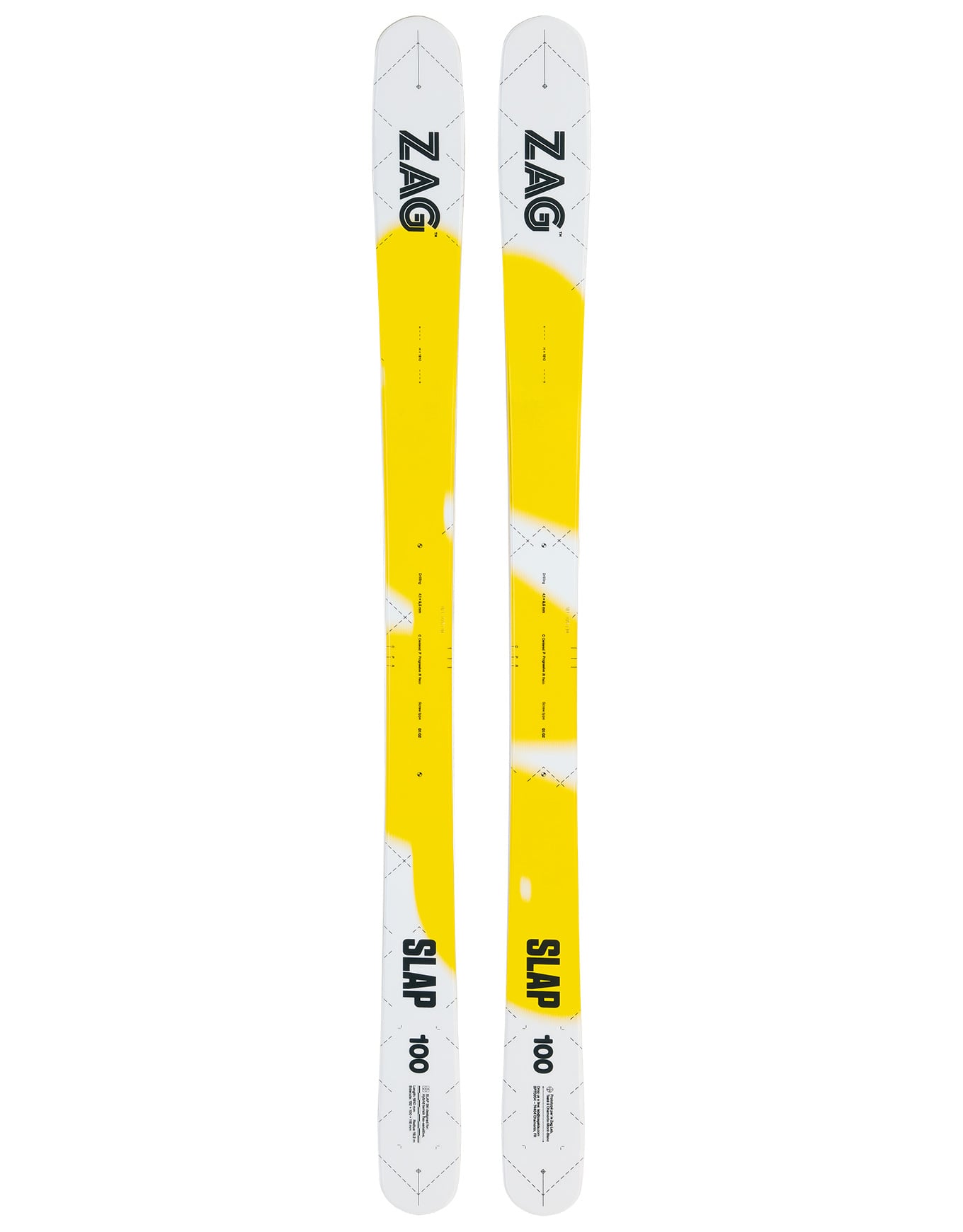 Slap 100 2027 White/Yellow + Zag