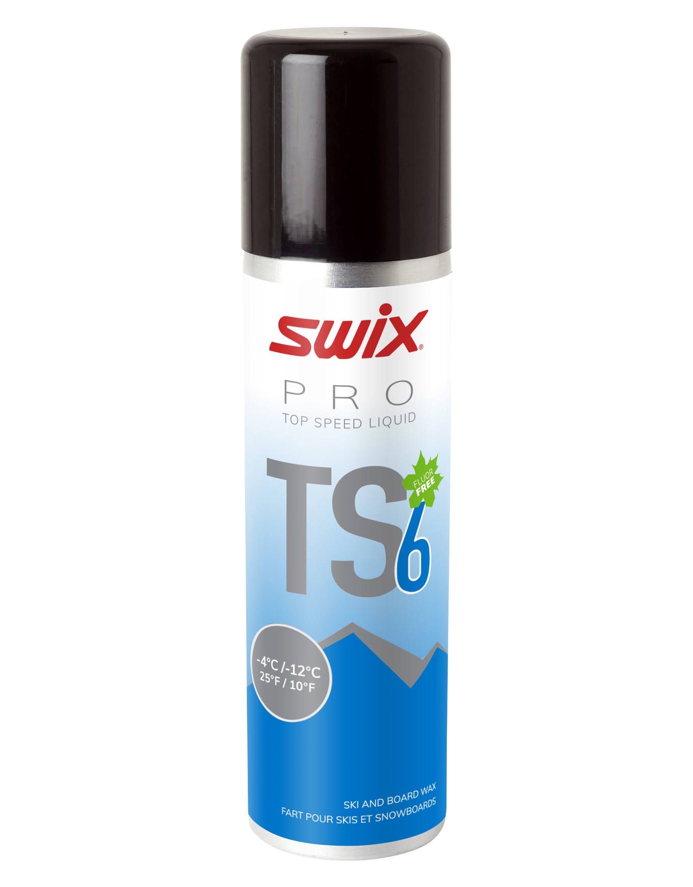TS6 Pro Top Speed Liquid, -4°C/-12°C, 125ml + Swix