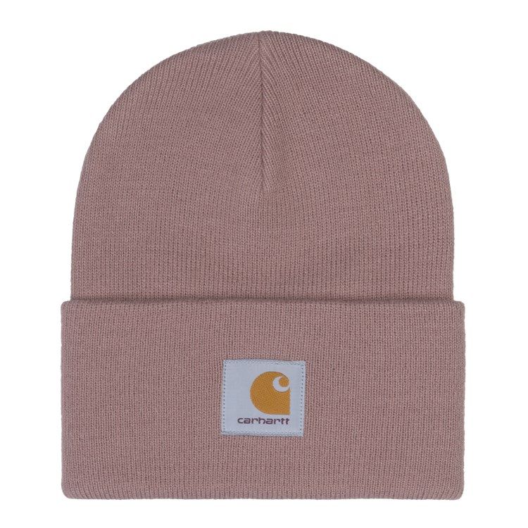 Acrylic Watch Hat Earthy Pink + Carhartt WIP