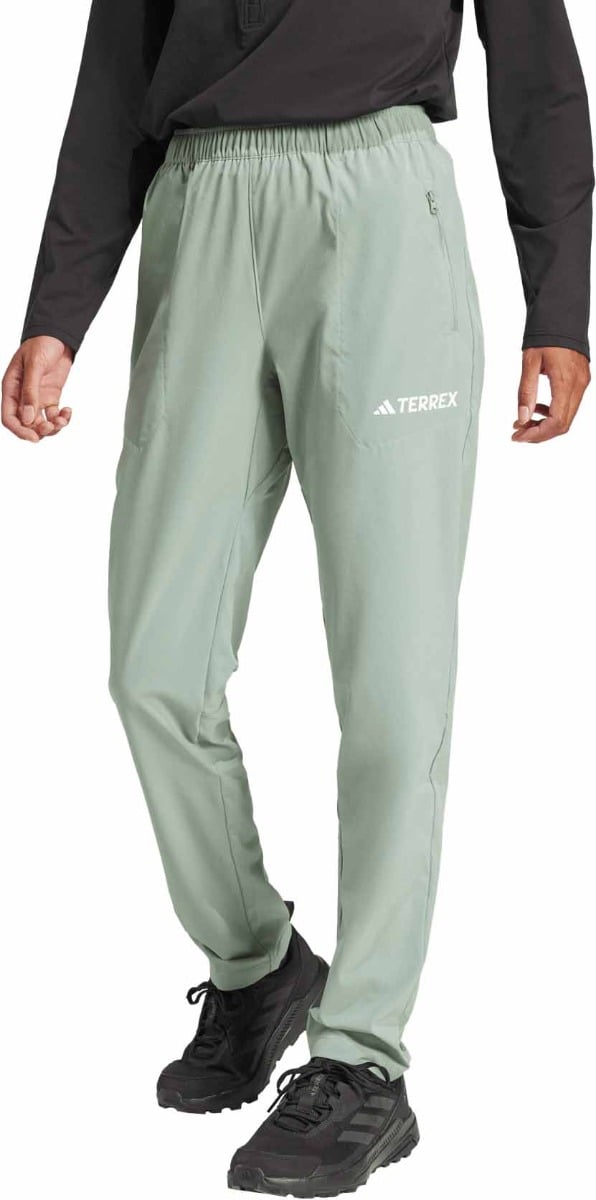 Multi Essentials Pants W Silver Green + adidas