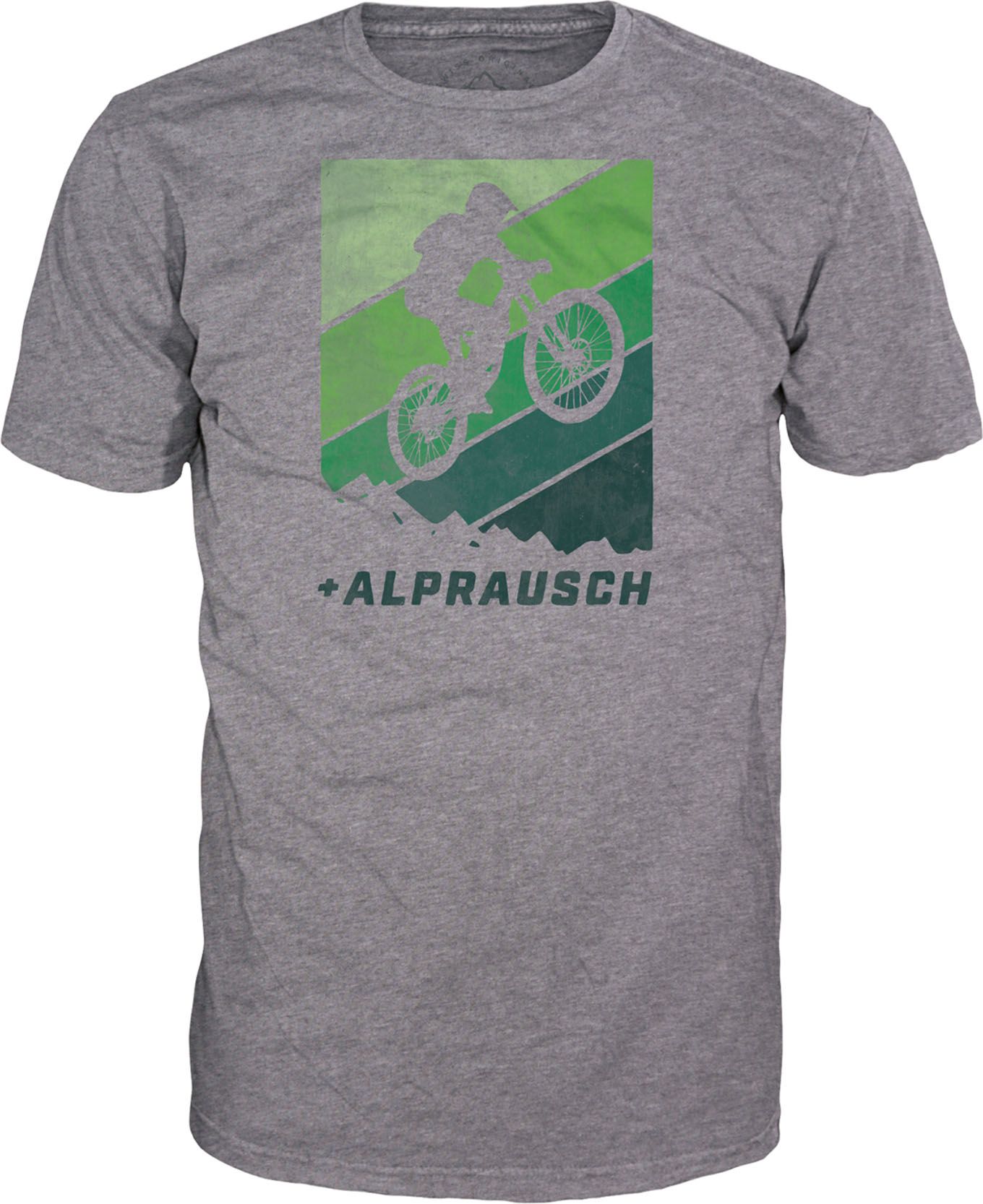 Alpebiker T-Shirt Dark Grey Mel + Alprausch